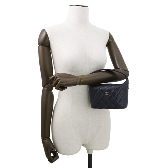 CHANEL Hobo ChainShoulder Calfskin Navy AP4386 - Picture 3 of 13